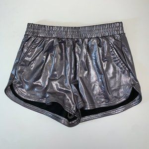 Gunmetal Metallic Shorts